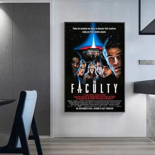 V0349 The Faculty Vintage Classic Movie Wall Silk Cloth HD Poster Art Home Decoration Gift