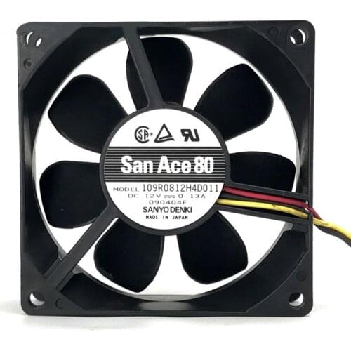 Sanyo 109R0812H4D011 Epson 820 Sharp J326 Fan 8025 12V 0.13A