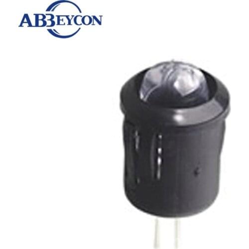 ZS135 6mm diameter black plastic led holder (for 3mm led) 3mm led holders