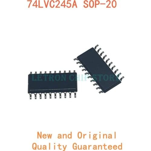 10PCS 74LVC245A SOP-20 SN74LVC245ANSR LVC245A SOP20 5.2MM SOIC-20 SOIC20 SMD new and original IC Chipset