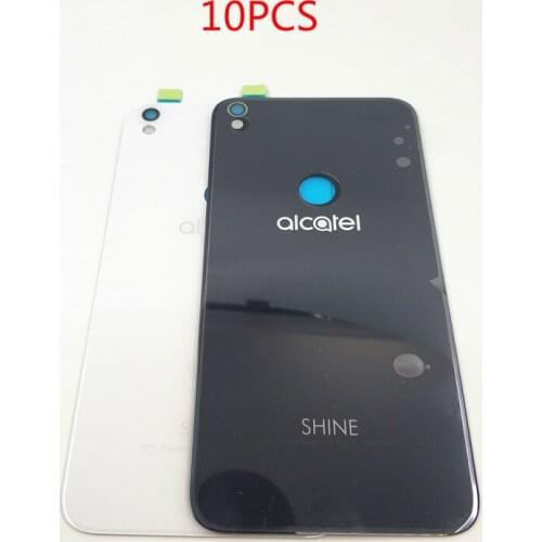 10Pcs Battery Door Housing Case For Alcatel One Touch Shine Lite OT5080 5080X 5080A 5080U 5080F 5080Q 5080D Back Cover Glass