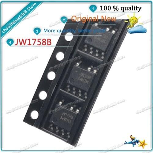 10pcs/lot! JW1758B Non-isolated step-down constant current high PF LED power chip SOP7 constant current driver IC NEW ORIGINAL