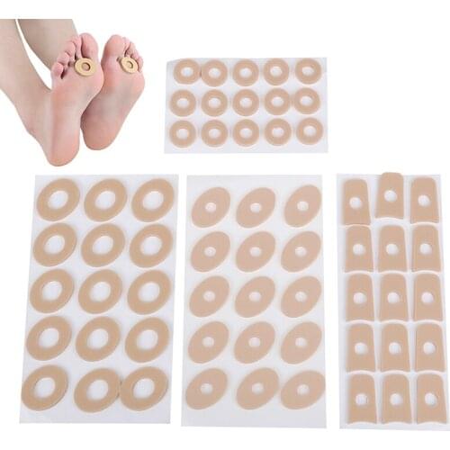 2/6/9/15PCS/Sheet Callus Cushions Shoes Heel Pad Foam Round Toe Foot Corn Bunion Protectors Pads Eyelet stickers