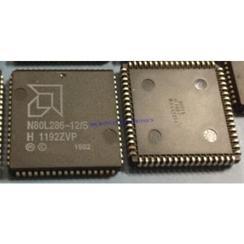 2PCS N80L286-12/S PLCC68