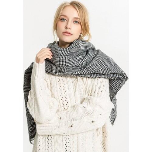 200*80cm Cashmere imitation Shawl Scarf Autumn Winter Scarves Men Foulard Square Hijab Ladies wrap muffler pareo female hijab