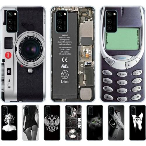Case for Huawei Honor View 30 V30 Case TPU Funda Soft Silicone Cover For Honor View 30 PRO V30 PRO coque bumper fundas black