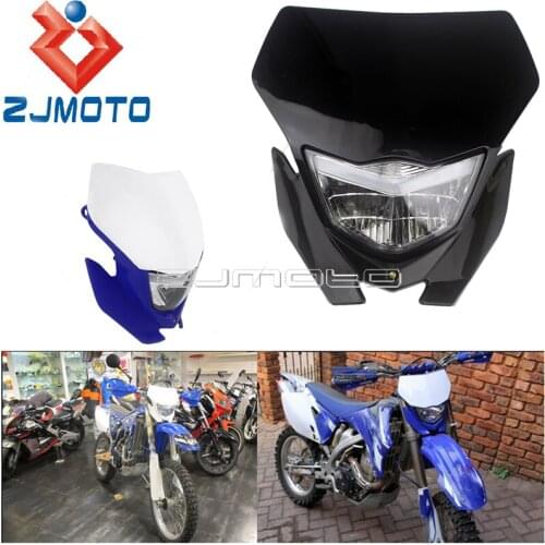 Dual Sport Enduro Motocross Headlight Headlamp Fairing Mask Front Running Light For Yamaha YZ XT WR TTR TT WRF 250/400/426/450