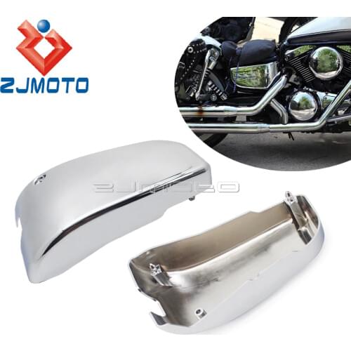 For Kawasaki Vulcan VN1500 1500 Classic Nomad Chrome Left Right Battery Side Cover Fairing Protection Motorcycle Accessories