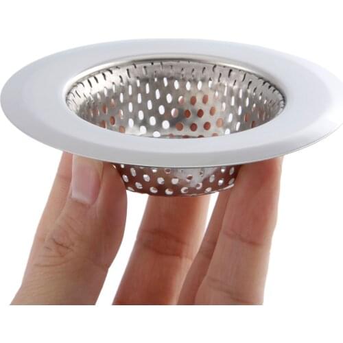 Stainless Steel Kitchen Sink Strainer 11.3/9/7CM Diameter Wide Rim Stainless Steel Sink Drain Cover for Kitchen Bathroom Shower