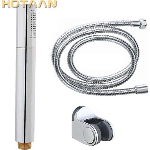 Hot selling free shipping !! hand shower set solid brass hand shower +1.5M stainless steel shower hose +holder shower accessory