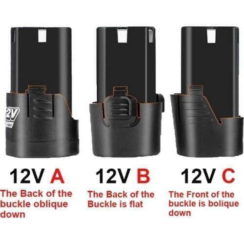 12V Household Rechargeable Lithium battery Can be used as Power Tools Electric Screwdriver Electric drill Li-ion Battery