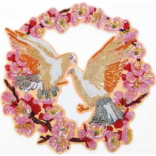 Peace Dove 5D Diamond Painting Art Kits DIY Point Drill Painting For Adults Kids Beginners 23X23cm Home Wall Decoration