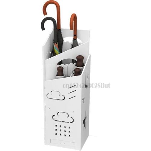 Hollow Carved Umbrella Storage Rack Home Hotel Lobby Umbrella Rack Creative Umbrella Bucket with Water Storage Tray