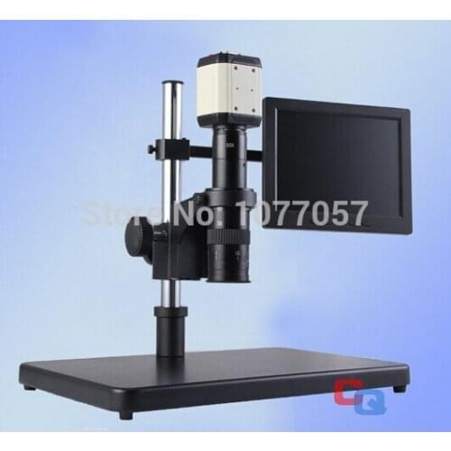 Factory Direct Sale , Magnification 7x-180x Industry LCD Zoom Microscope / Video Microscope Camera