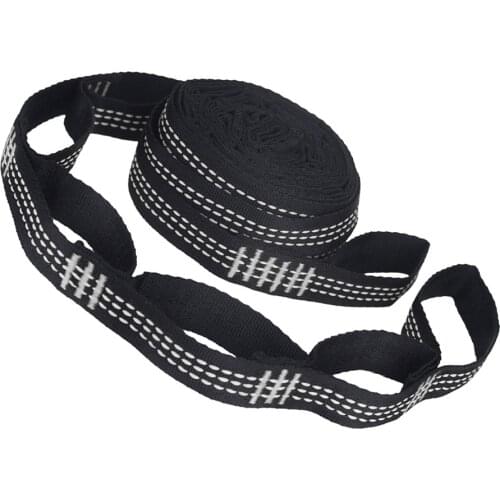 2pcs Hammock Straps Outdoor Hanging Swing Straps Adjustable Portable Tree Hammock Belts for Camping