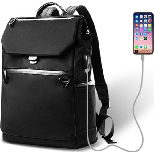 2021 New Fashion Men backpack Korean nylon Travel backpacks usb charging backpacks Male laptop bags Bookbags