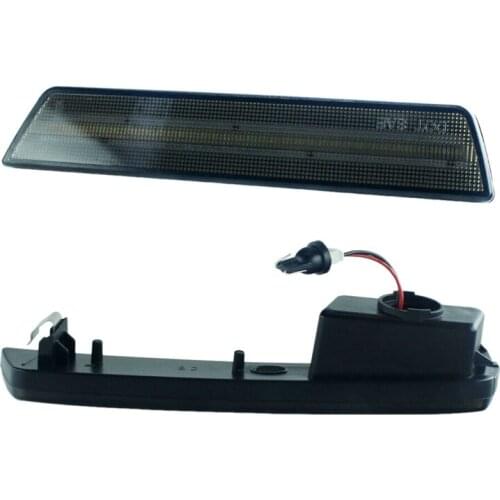 DHBH-2Pcs Car Smoked Red LED Rear Side Marker Lights for Dodge Challenger 2008-2014 Charger 2011-2014