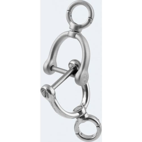 Titanium Luxury Car Keychain Key Ring Spin 360 Degree Rotation Horseshoe Buckle Pendant for Man Male Creativity Gift Wholesale