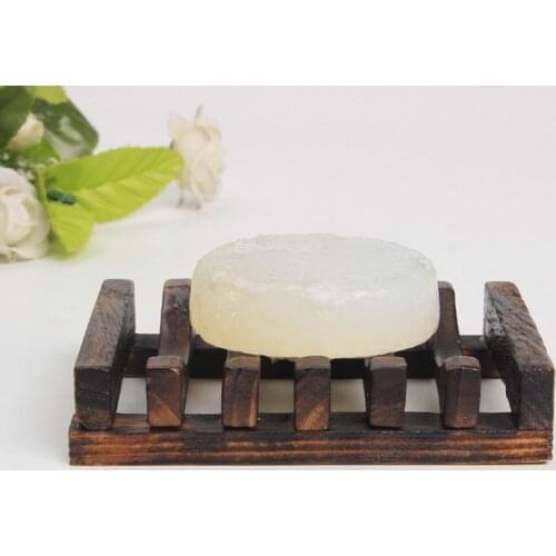 1pcs Natural Wooden Moisture-proof Soap Dish Wood Soap Tray Holder Storage Soap Rack Portable Soap Dishes Bathroom Accessories