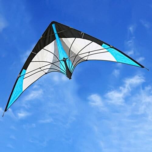 Kite Colorful Large Sound 1.2M Triangle Stunt Kite Playing Kite Outdoor Kites Flying Toys Kite For Children Kids Outdoor Fun