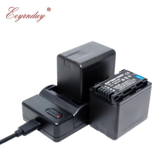 2x VW-VBT380 VBT190 Battery Charger set for Panasonic HC-V110 HC-V130 HC-V160 HC-V180 HC-V201 HC-V250 HC-V260