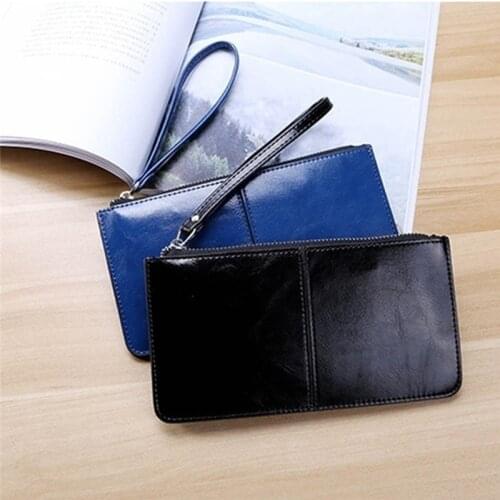 Women Wallet Portable Wrist Handle Phone Case Long Section Money Pocket Fashion Pouch Handbag WomenS Purse Card Holders