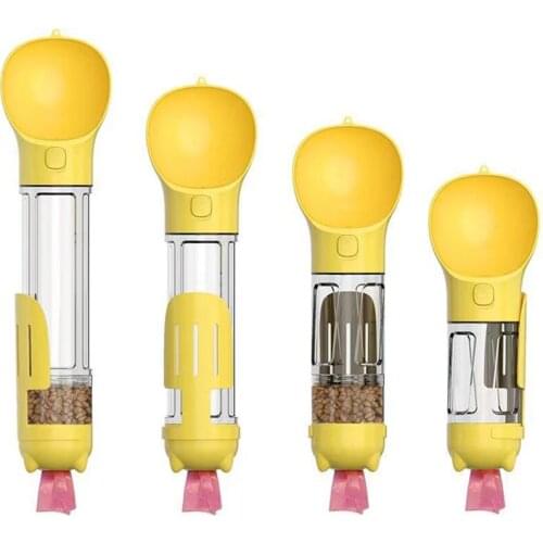 Pet Supplies Three-in-One Travel Drinker Toilet Picker Dog Food Bowl Portable Accompanying Cat Dog Accessories