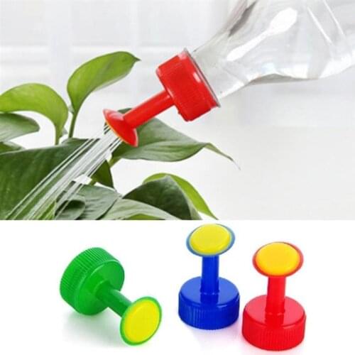3pcs Gardening Plant Watering Sprayers PVC Spray-head Soft Drink Bottle Water Can Top Waterers Seedling Irrigation Equipment