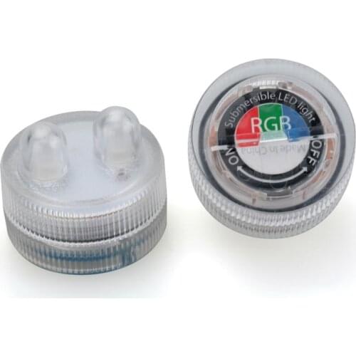 50 PCS/lot tea Submersible led light with 2 Leds party decoration light