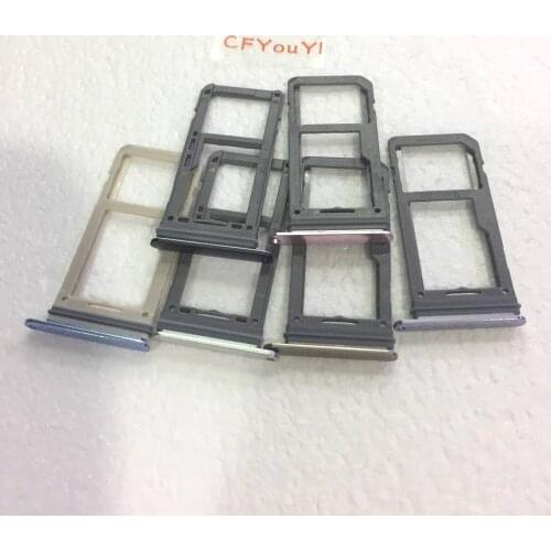 50pcs/lot Single SIM Micro SD Card Tray Slot Holder Part For Samsung Galaxy S8 G950 / S8 Plus G955