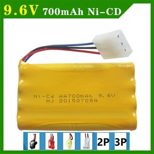 9.6 V 700mAh Remote Control Toys Electric toy security facilities electric toy AA battery battery group 3PIN soild needel mouth