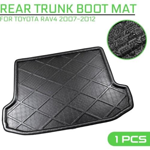 Car Floor Mat Carpet For Toyota RAV4 2007 2008 2009 2010 2011 2012 Rear Trunk Anti-mud Cover