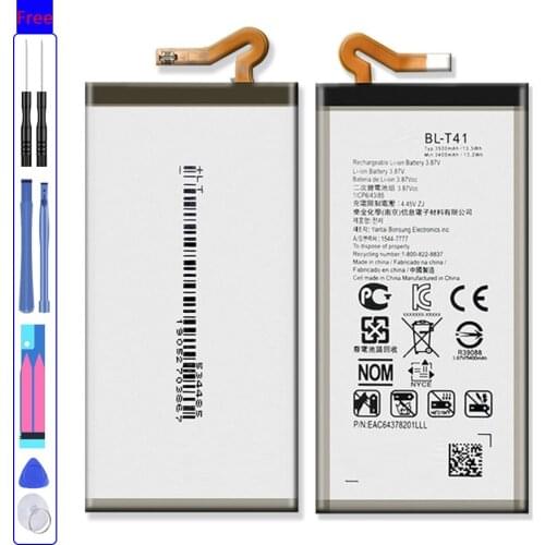 BL-T41 Battery For Lg G8 ThinQ BL T41 LMG820QM7 LMG820UM1 LM-G820UMB LMG820UM0 LM-G820N Mobile Phone Bateria + Free tool