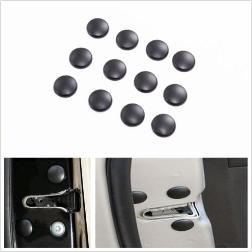12PCS Door Lock Screw Protector Cover For Mazda 3 6 Toyota Avensis C-HR Peugeot 307 407 308 Alfa Romeo 159
