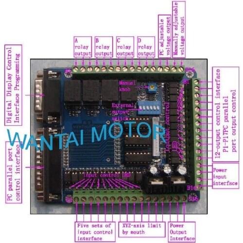 Great CNC Router MACH-CNC Interface Board For PC MACH3 KCAM4