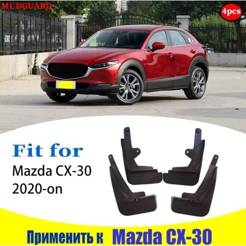 FOR Mazda CX-30 CX30 Mud Flap Guard Fenders Mudguard splash Mudflaps Fender Mudguards car accessories atuo styline Front Rear4pc