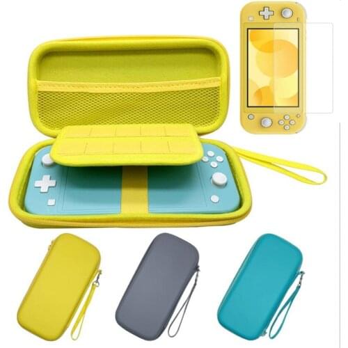 Pure Switch Lite Skin Cover Case Protective Storage Bag For Nintendo Switch Lite Mini 2019 Shell Pouch With Tempered Screen Film