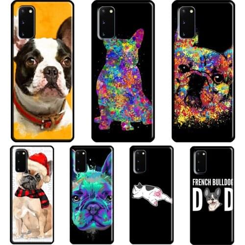 French Bulldog Art Case For Samsung Galaxy S21 Ultra S20 FE Note 20 Ultra Note 9 10 S8 S9 S10 Plus S10e Cover