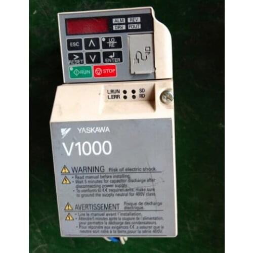 CIMR-VB2A0001BAA INVERTER , used one , 90% appearance new , test goods , free shipping