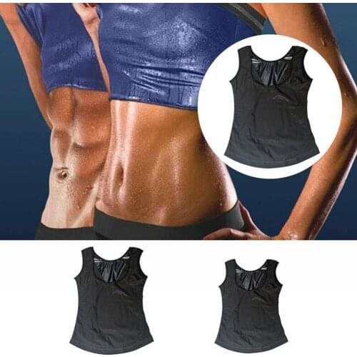 Hot body shaper sauna vest gym top sweat hot shaper men instantly shaping slims fitness vests women workout sports shirt shapers