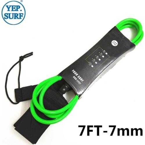 Surfboard Leash 7ft-7mm Leash Para Surf Rope SUP Surfboard leash surfing Stand up paddle board leash Free Shipping