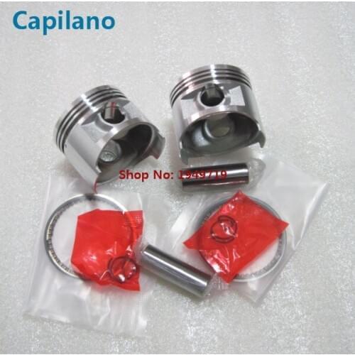 Motorcycle XV250 piston kit with piston ring for Yamaha 250cc XC XV 250 cylinder spare parts (bore 49mm, pin 13mm)