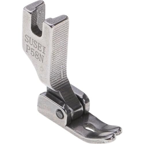 Hinged Narrow Presser Foot for Industrial Sewing Machines Attachments P58N
