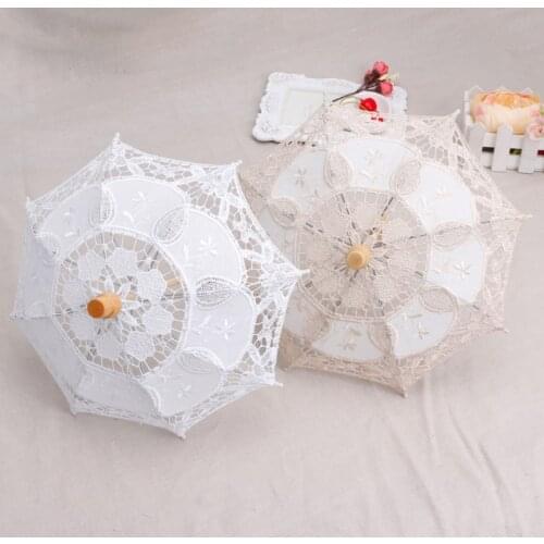 Newborn Baby Photography Props Lace Umbrella Infant Studio Shooting Photo Prop Hot Sale
