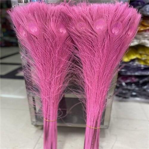 50pcs/lot Peacock Feathers 70-80 Cm/28-32 Inch Home Accessories Carnival Jewelry Wedding DIY Decoration Feathers for Crafts