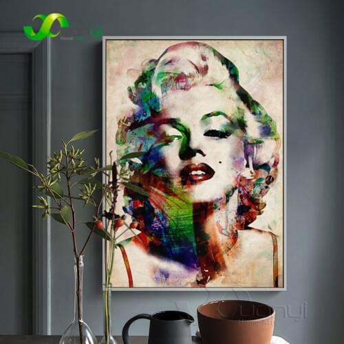 Marilyn Monroe Poster Canvas Painting Abstract Pop Art Canvas Wall Picture For Living Room Modular Picture Home Decor Unframed