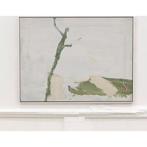 Simple Design Artist Hand-painted Oil Painting on Canvas Abstract Modern Block Oil Painting for Living Room Decoration