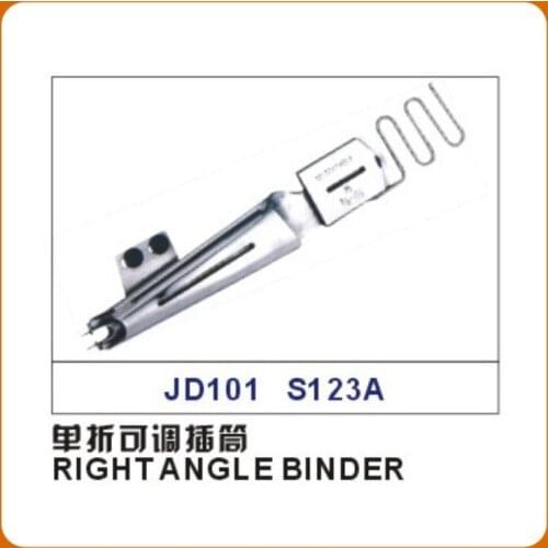 RIGHT ANGLE BINDER Sewing machine part coiling tube knitted T-shirt leader