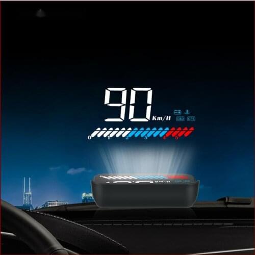 Most Popular diagnostictools OBD+GPS M7 Car HUD Head Up Display with glare shield 3.5inch