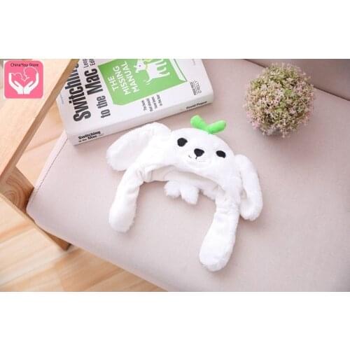 Best Selling Dolls with Ears Moving Head Cap Hat Plush Toy Clothing Accessories PP Cotton